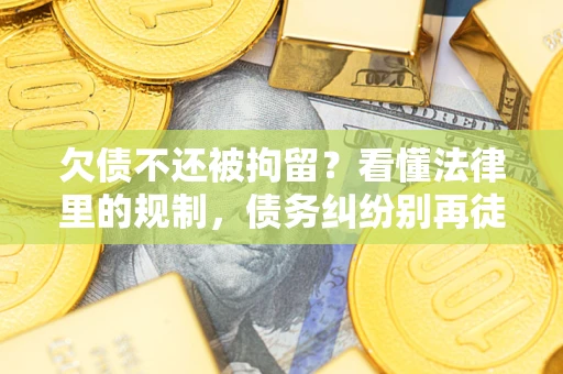 北京欠债不还被拘留？看懂法律里的规制，债务纠纷别再徒劳奔波