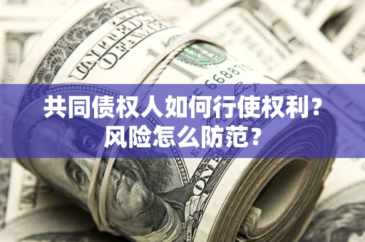 北京共同债权人如何行使权利？风险怎么防范？