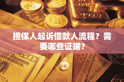北京担保人起诉借款人流程？需要哪些证据？