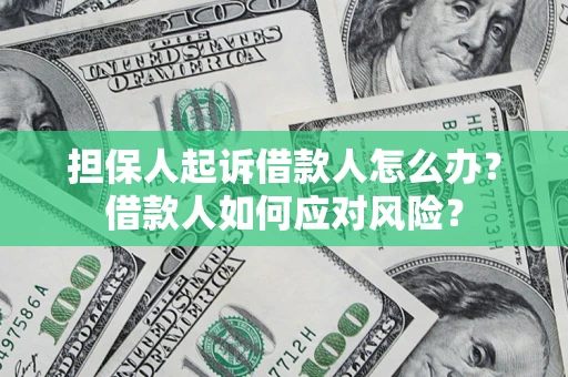 北京担保人起诉借款人怎么办？借款人如何应对风险？