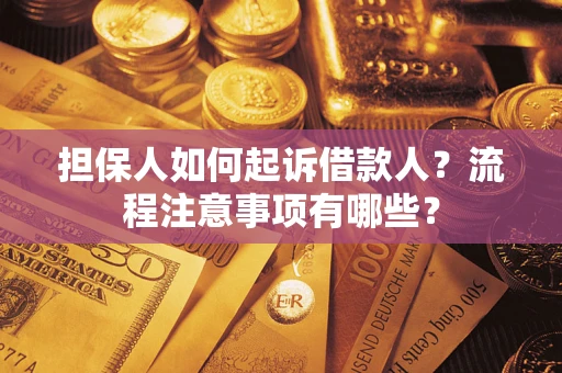 北京担保人如何起诉借款人？流程注意事项有哪些？